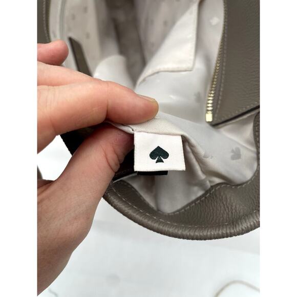 Kate Spade Lori Tote Thunder Cloud Gray Large Handbag Purse Office Quiet‎ Luxury - Picture 10 of 16